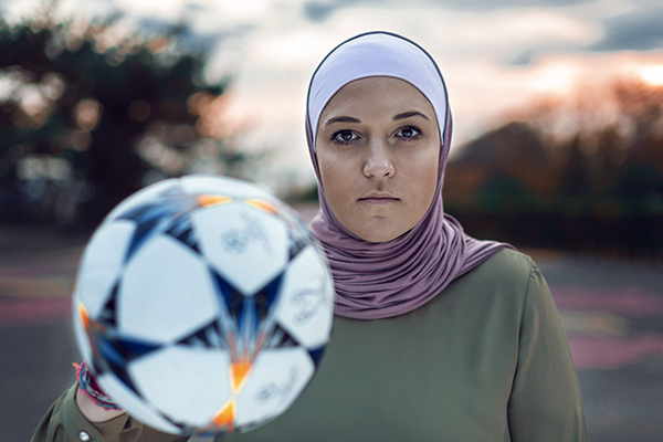 Yasmeen Shabsough, Jordan female football player, studied at AISTS