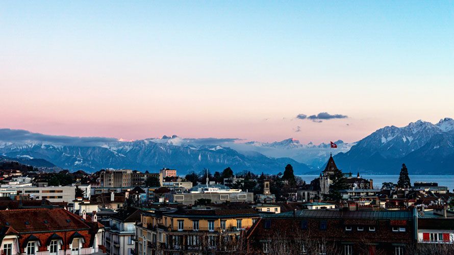 Rooftops in Lausanne