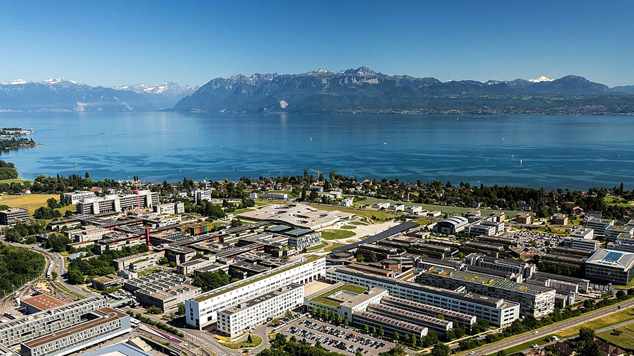 UNIL EPFL Campus shot from above