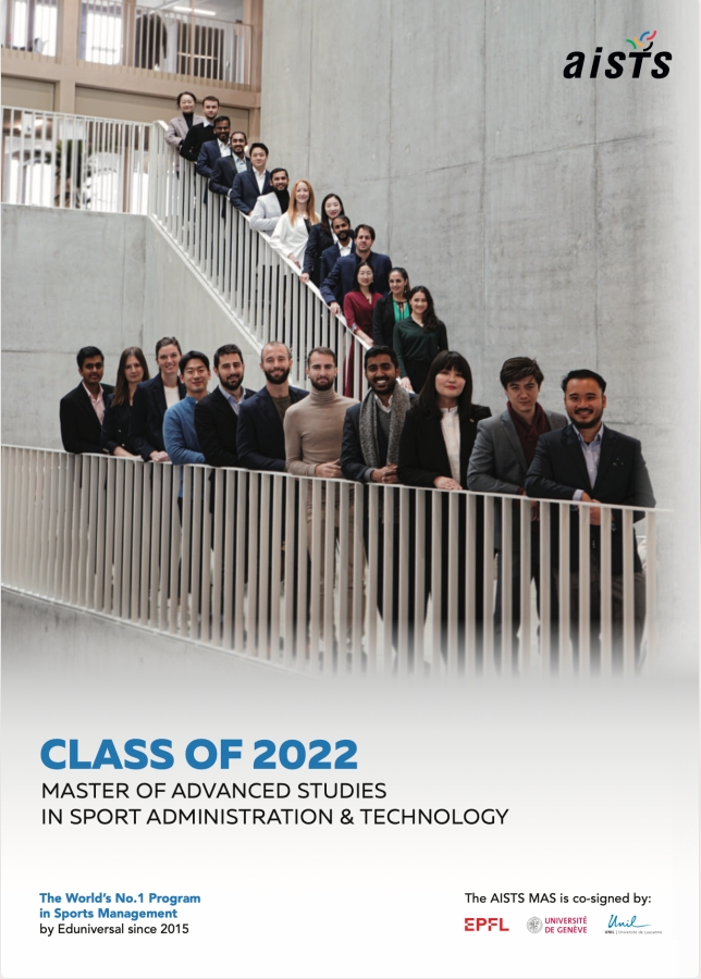 AISTS Master in Sport Administration and Technology Class 2022 - Participants brochure
